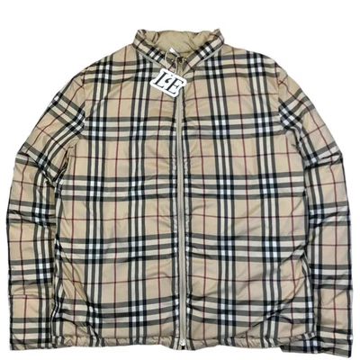 Chaqueta de plumón de ganso doble cara Burberry London para mujer talla M Foto 1 de 4