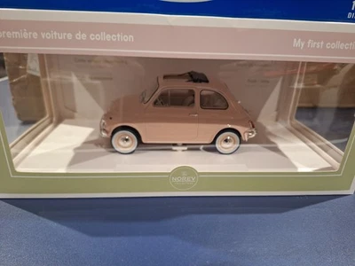 NOREV, 1968 FIAT 500 L Pink, 1/18 scale model car NOREV187774 BNIB UK - Image 1 of 4