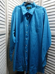 Alexander Julian Colours Herren Hemd Größe 2XL Tall Blau Langarm Button Down - Bild 1 von 14