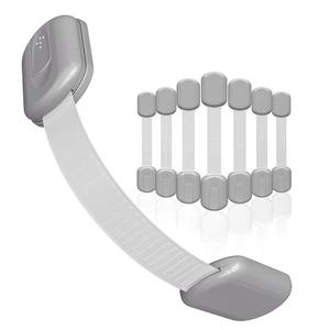 SKYLA HOMES Baby Safety Locks - Adhesive Cabinet Latches (2/8/12/16-Pack) - Picture 1 of 17