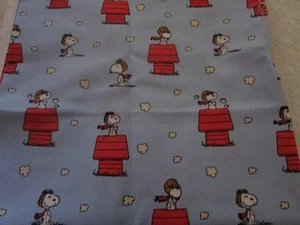 Peanuts Snoopy Red Baron Toss: Flying Ace Light Blue Fabric (44" x 36") - Picture 1 of 3