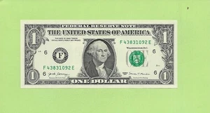 2017..UNCIRC $1 F 4383 1092 E .... 2017 $1 F-E NICE NOTE FRN - Picture 1 of 2