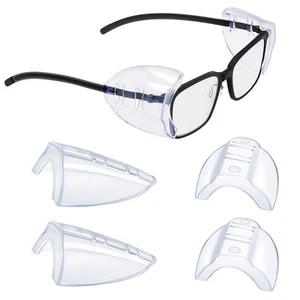 YunTuo 2/4/6/10 Pairs Glasses Side Shields for Eye Glasses,Safety Glasses wit... - Picture 1 of 8