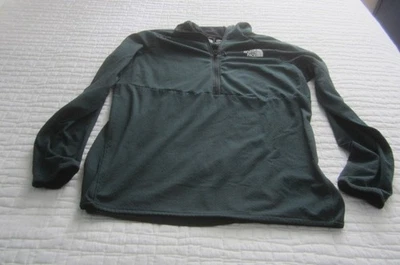Б/у женский размер XL North Face саммит серии зеленый 1/3 молнии пуловер - Изображение 1 из 4