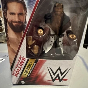 WWE ELITE TOP PICKS SETH "FREAKIN" ROLLINS FIGURE W/ ROBE MATTEL - Picture 1 of 5
