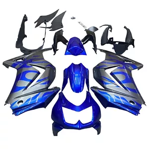 Injection Fairing Kit Bodywork Plastic ABS For Kawasaki EX250 Ninja250R 08-12 J3 - Picture 1 of 9