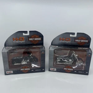 Lot of 2 Maisto Harley-Davidson Motorcycles 1:18 NIB Series 39 & Series 41 - Picture 1 of 11