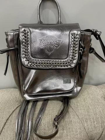New York Knicks NBA Metallic Mini Back Pack Brand Cover