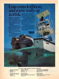 Vintage 1989 Print Ad for Yamaha Outboard Motors - Picture 1 of 1