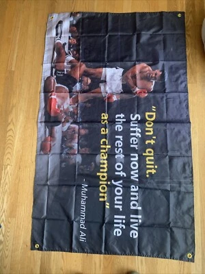 Huhammed Ali Wall Flag .3’ X 5’ . - Image 1 of 4