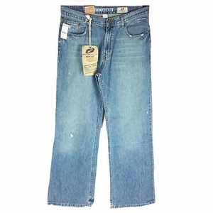 SIDEOUT, BOOT CUT,  MEN'S ORIGINAL 5 POCKET DENIM, SITE JUST BELOW YOUR WAIST RE - Picture 1 of 2