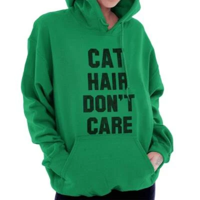 Sudaderas con capucha para mujer Cat Hair Don't Care Attitude Lazy Cattitude Foto 1 de 4