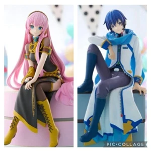 PSL Noodle Stopper Figure KAITO MEGURINE LUKA Hatsune Miku Vocaloid FuRyu 2 Set - Foto 1 di 3