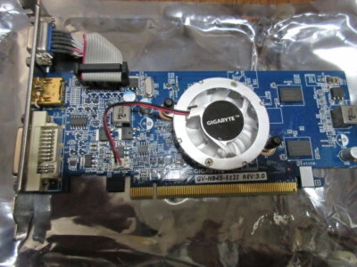 Gigabyte NVIDIA GeForce 8400 GS 512 MB GDDR3 SDRAM PCI Express x16 - Image 1 of 2
