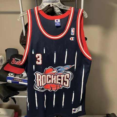 Steve Francis Rockets Jersey Vintage Champion Size 44 Cover
