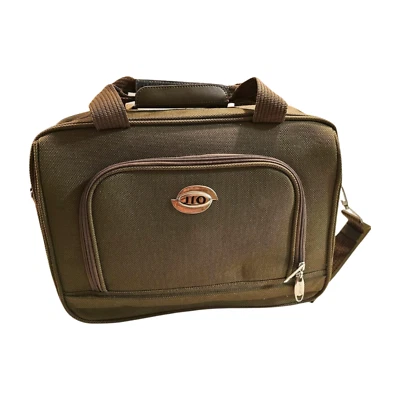 BOLSO PORTÁTIL JIO para hombre/mujer (verde oliva) doble asa superior correa para el hombro LONA Foto 1 de 4