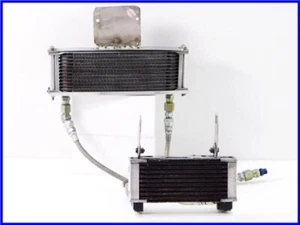 6x08RD32 DUCATI 1992 900SS Twin Core Oil Cooler Kit 400SS 900SL - Picture 1 of 10