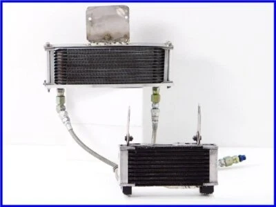 6x08RD32 DUCATI 1992 900SS Twin Core Oil Cooler Kit 400SS 900SL  - Image 1 of 4