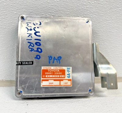 Toyota Celica 1990 1,6 L ST 4A-FE ecu ecm motor ordenador 89661-20580 pcm módulo Foto 1 de 4