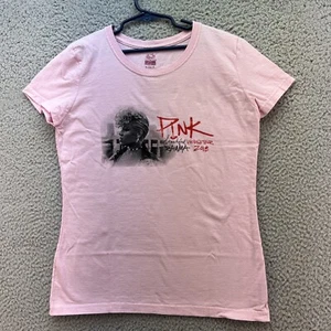 Pink T Shirt Women’s Small Pink Beautiful Trauma World Tour 2018 Graphic Band • - Picture 1 of 7