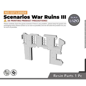 SSMODEL 004 1/120 TT Scale Broken Wall Military Model Scenarios - Picture 1 of 2
