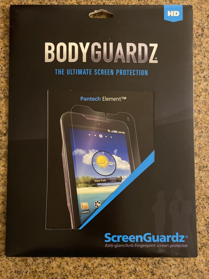 BodyGuardz ScreenGuardz HD Anti-Glare Screen Protector for Pantech Element Clear - Image 1 of 2