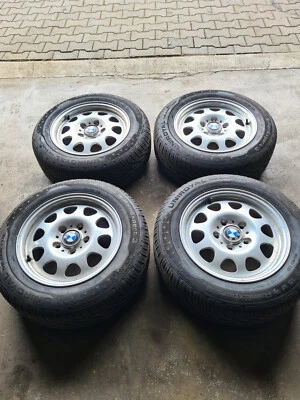 Sommerräder Alufelgen Styling 34 205/60R15 91V BMW E30 E36 Uniroyal neu 1092175 - Bild 1 von 2