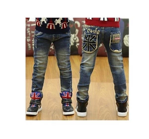 Kids boys ripped jeans girls baby skinny toddler children trousers pants HOT NEW - Picture 1 of 11