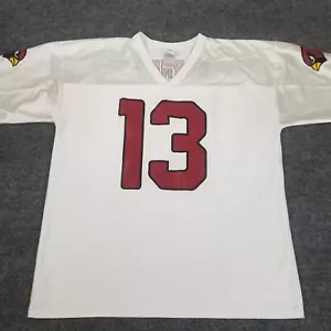 Kurt Warner #13 Arizona Cardinals White NFL Team Apparel Jersey Adult Size XL - Picture 1 of 11