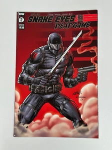 GI Joe Snake Eyes DEADGAME #2 Comic ~ Cover B ~ IDW ~ 2020 ~ Rob Liefeld - Picture 1 of 3