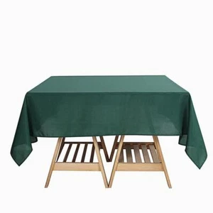 90x90" SQUARE POLYESTER Tablecloth Cheap Table Linens Decorations WHOLESALE SALE - Picture 1 of 10