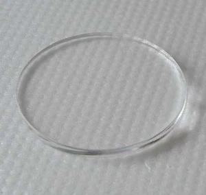 80mm Transparent / Clear Stage Insert Plate for Leica Wild etc. Microscope, New - Picture 1 of 1