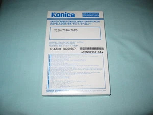 KONICA MINOLTA -BLACK DEVELOPER FOR-7020,7030,7025-NEW AND SEALED - Picture 1 of 3