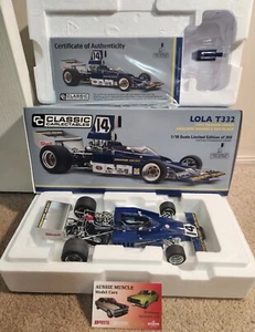 1:18 Classic Carlectables Lola T332 #14 Graeme Lawrence F5000 1974 Adelaide Race - Picture 1 of 8