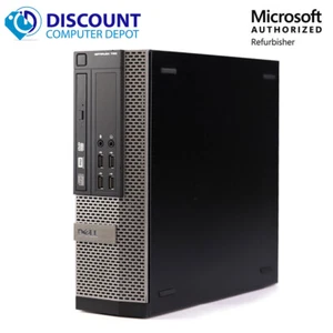 Dell i5 Desktop Windows 10 PC Intel Quad-Core 8GB RAM 256GB SSD Computer Wi-Fi - Picture 1 of 5