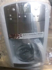 Capresso Coffee Team Gs 10 Cup Coffee Maker Conical Burr Grinder - Picture 1 of 5