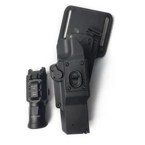 XH35 Weaponlight LED White Dual Output Strobe Stream Light with Holsters Adapter - Picture 1 of 26