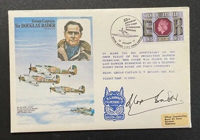 Flown Cover. Featuring Sir Douglas Bader and Signed by Himself. RAFHM 20. - Image 1 of 3