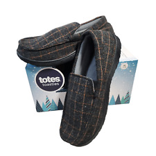 TOTES TOASTIES - Men's Memory Foam Slippers Size XL 11-12 Charcoal