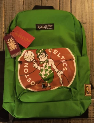Mitchell & Ness Boston Celtics NBA Backpack - Green - Brand New - Image 1 of 4