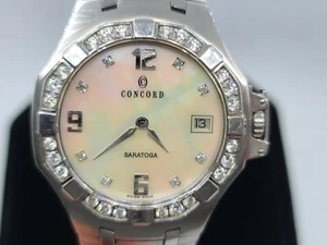 Concord Saratoga 14.C2.1894 S Diamond Watch -USED- W91 - Picture 1 of 12