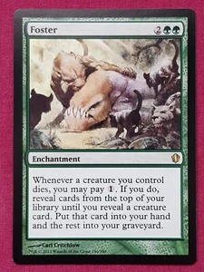 Magic The Gathering COMMANDER 2013 C13 FOSTER green card MTG - Imagen 1 de 2