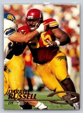 1997 Press Pass Darrell Russell #21 Red Zone  USC Trojans