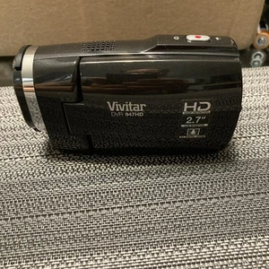 Vivitar DVR-947HD - High-Definition - Camcorder - Black - Tested - Picture 1 of 21