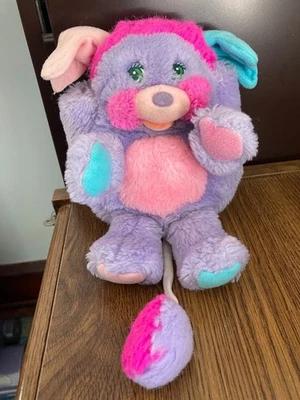 Vintage 1985 Pretty Bit Popples Plush Pink & Purple - Image 1 of 2