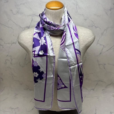Vintage EMILIO PUCCI  Rectangular Silk Scarf     12" X 60" - Image 1 of 4