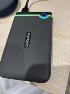Transcend 1TB StoreJet USB 3.0 Slim Portable Hard Drive Shock-Resistant - Picture 1 of 1
