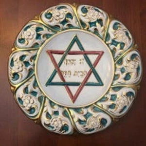 Vintage Capodimonte Jewish Star Teller - Bild 1 von 4