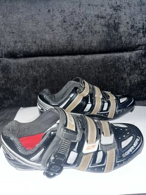 Louis Garneau Road Cycling Shoes Size 43 Men Carbon HRS Power Belt - Image 1 of 4
