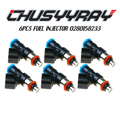6X Inyectores de combustible 0280158233 5184085AC para Ram Promaster 3500 2014-2017 3,6 L Foto 1 de 4
